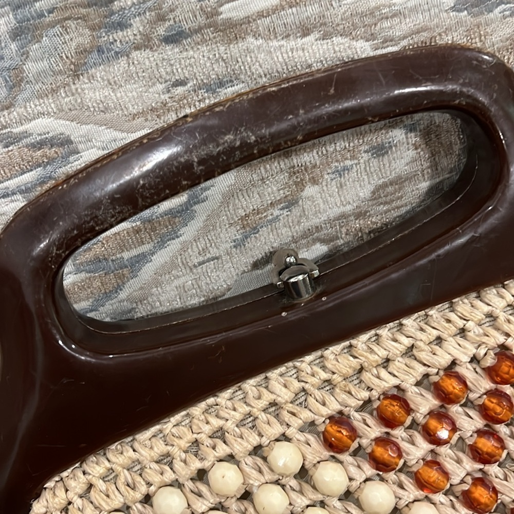 Vintage beaded handbag - Picture 5 of 11